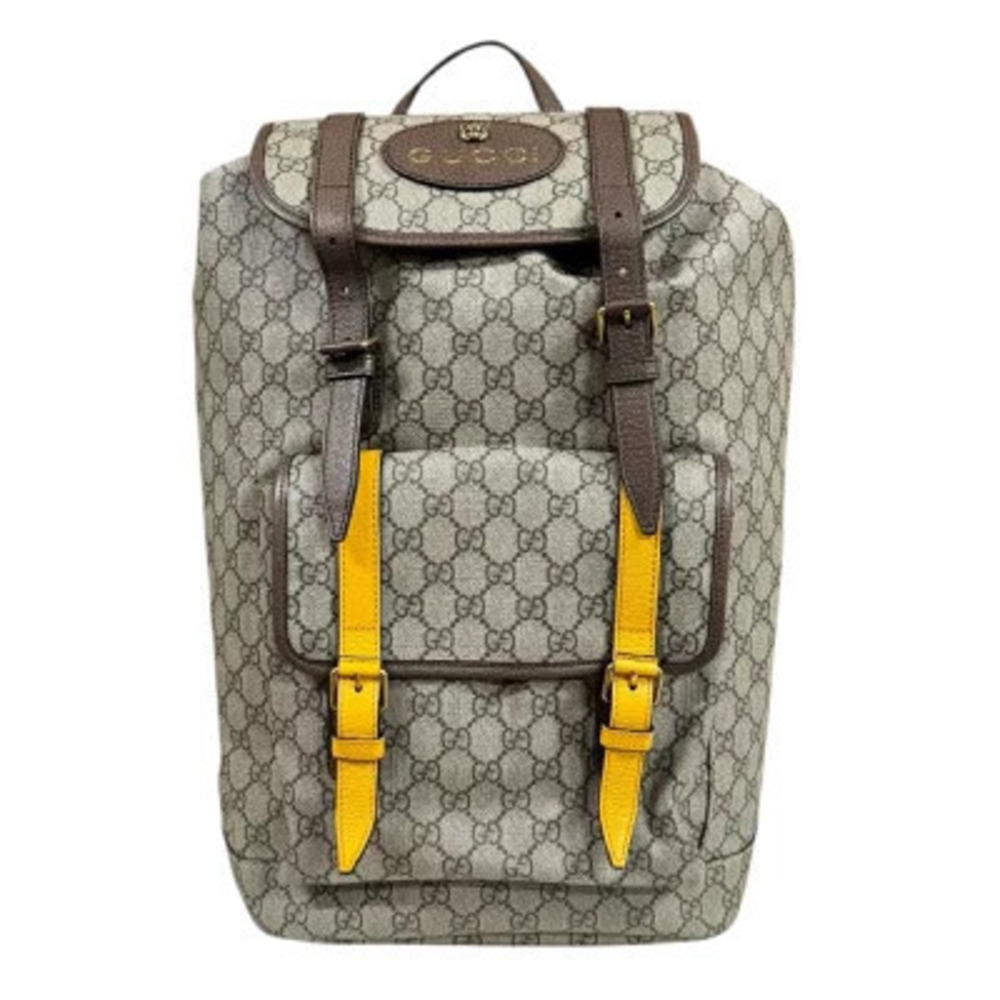 Gucci Courier Backpack Daypack GG Supreme Canvas
